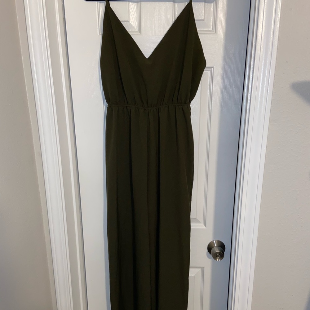 Olive green jumpsuit